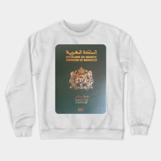 Moroccan Passport Crewneck Sweatshirt